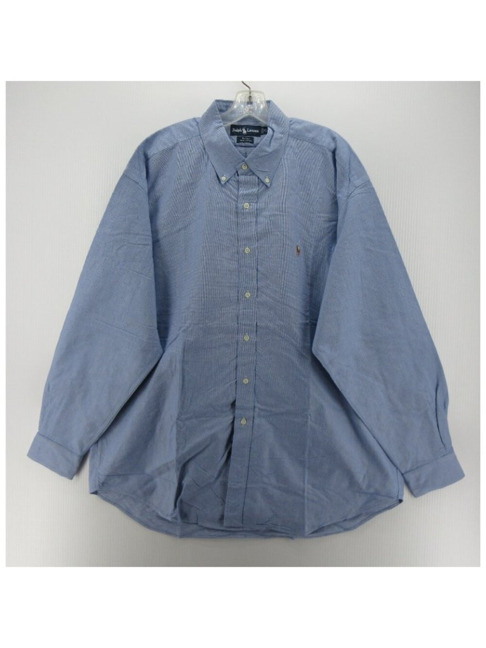 VINTAGE Ralph Lauren Shirt XL Blake Button Down Flesh Pony Preppy